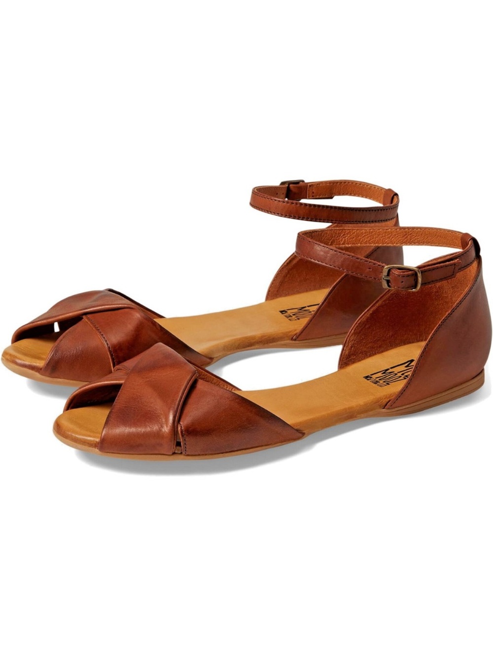 Miz Mooz Kendria Womens Shoes Brandy EU 39 (US 8.5-9 B) Flats Ankle Strap